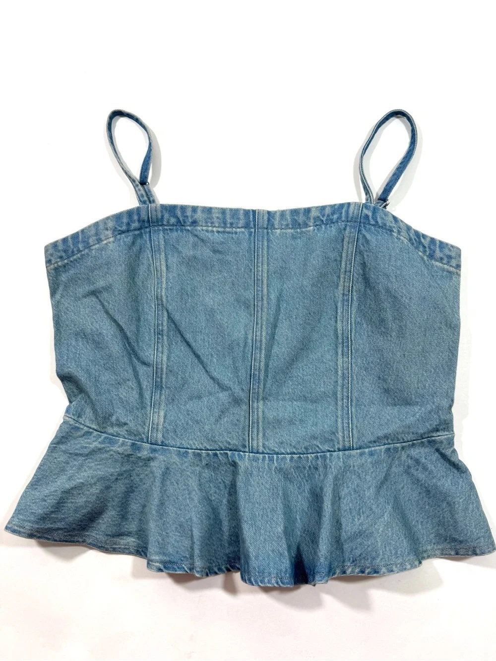 Levi’s Anderson Flounce Tank Top Denim